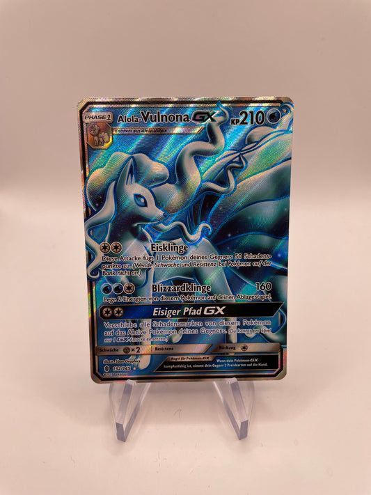 Pokemon Karte GX Vulnona 132/145 Deutsch
