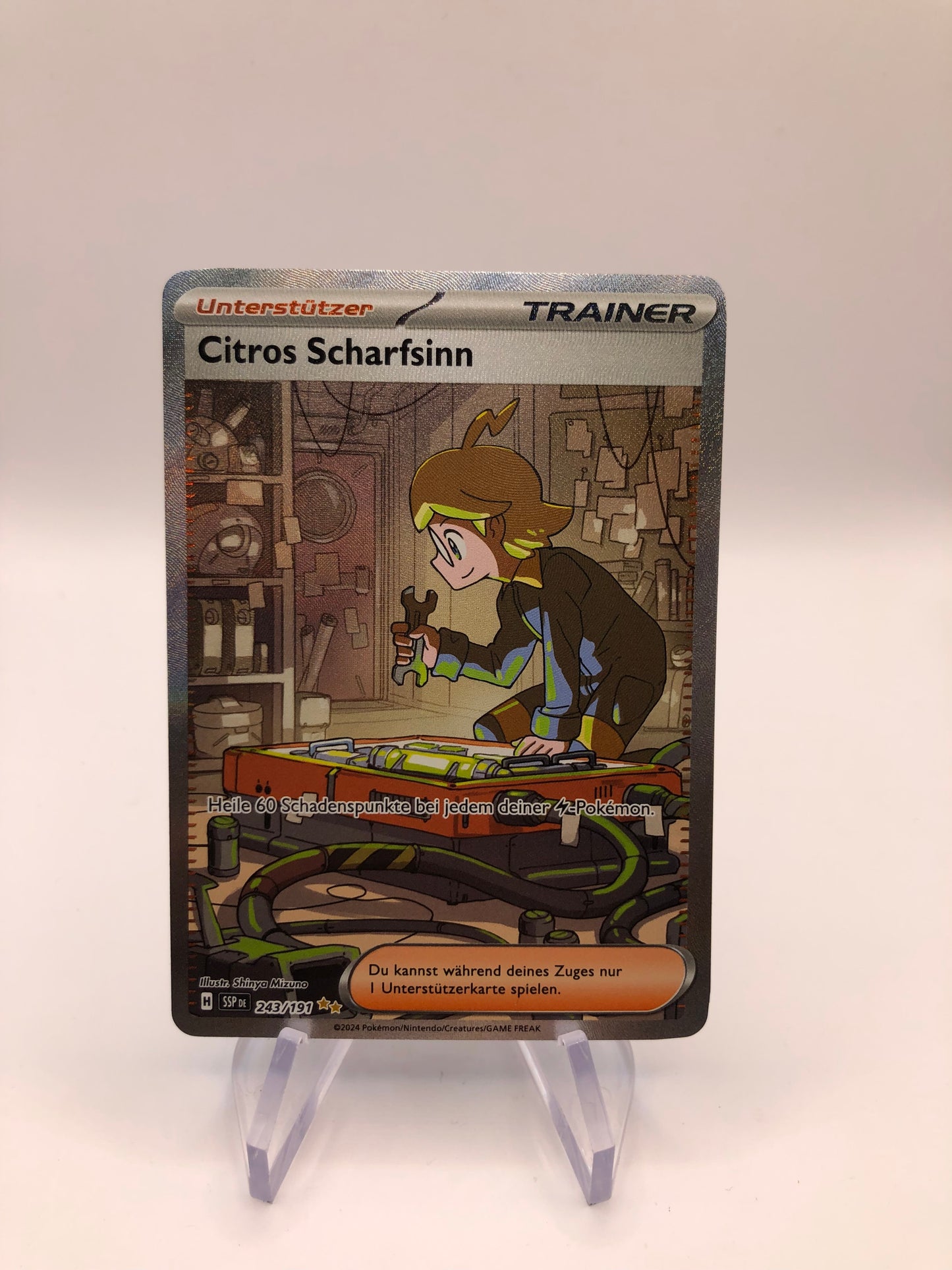 Pokemon Karte Trainer Citros Scharfsinn 243/191 Deutsch