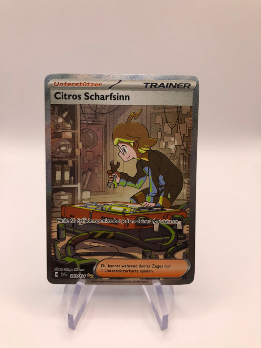 Pokemon Karte Trainer Citros Scharfsinn 243/191 Deutsch