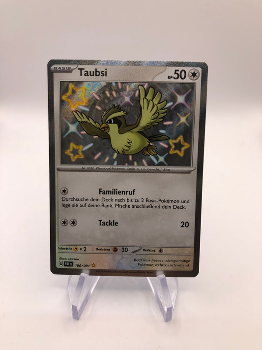 Pokemon Karte Shiny Taubsi 196/91 Deutsch