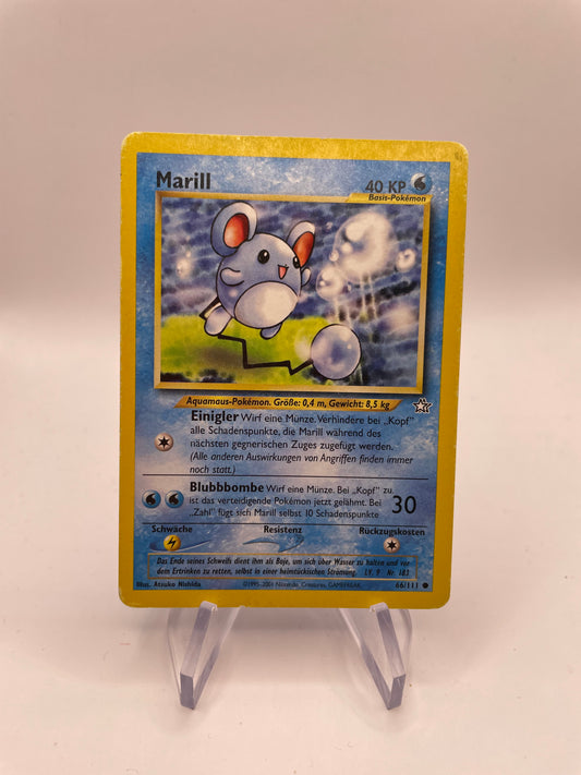 Pokemon Karte Neo Genesis Marill 66/111 Deutsch