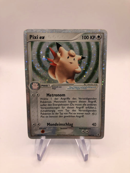 Pokemon Karte EX Pixi 106/112 Deutsch