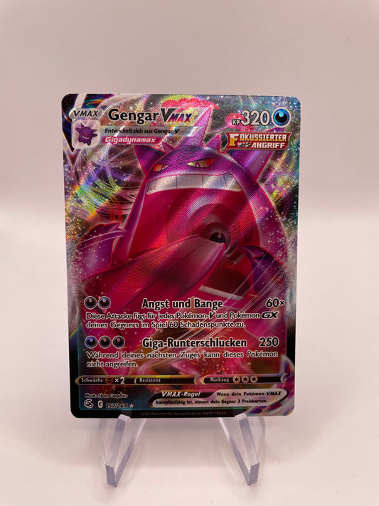 Pokémon Karte VMax Gengar 157/264 Deutsch