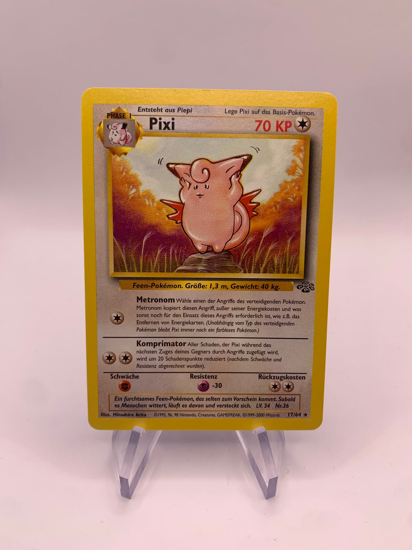 Pokemon Karte Pixi 17/64 Jungel Deutsch