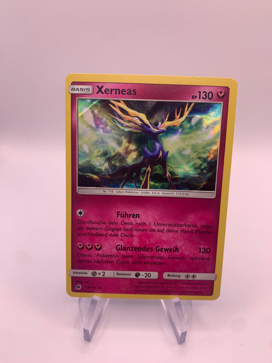 Pokemon Karte Holo Xerneas 73/111 Deutsch