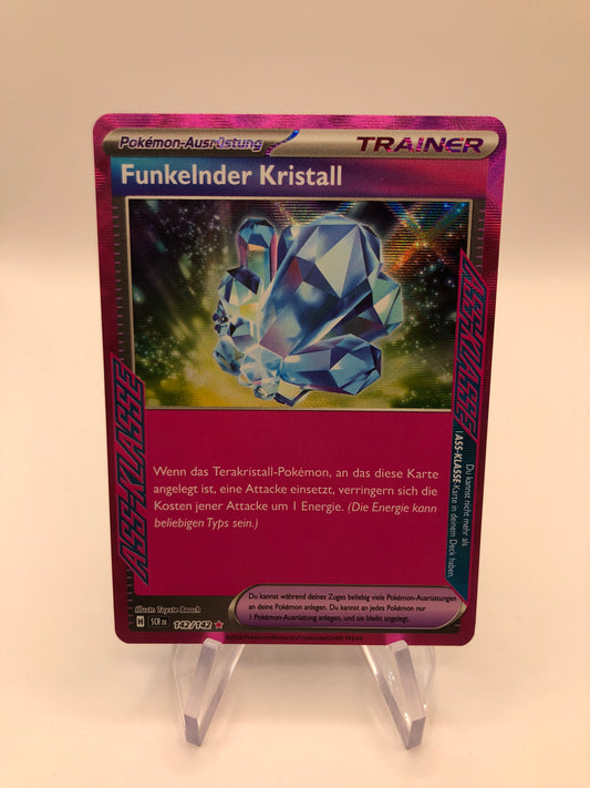 Pokemon Karte Trainer Funkelnder Kristall 142/142 Deutsch
