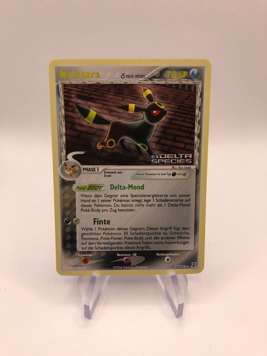 Pokemon Karten Delta Species Stamp Nachtara 17/113 Deutsch
