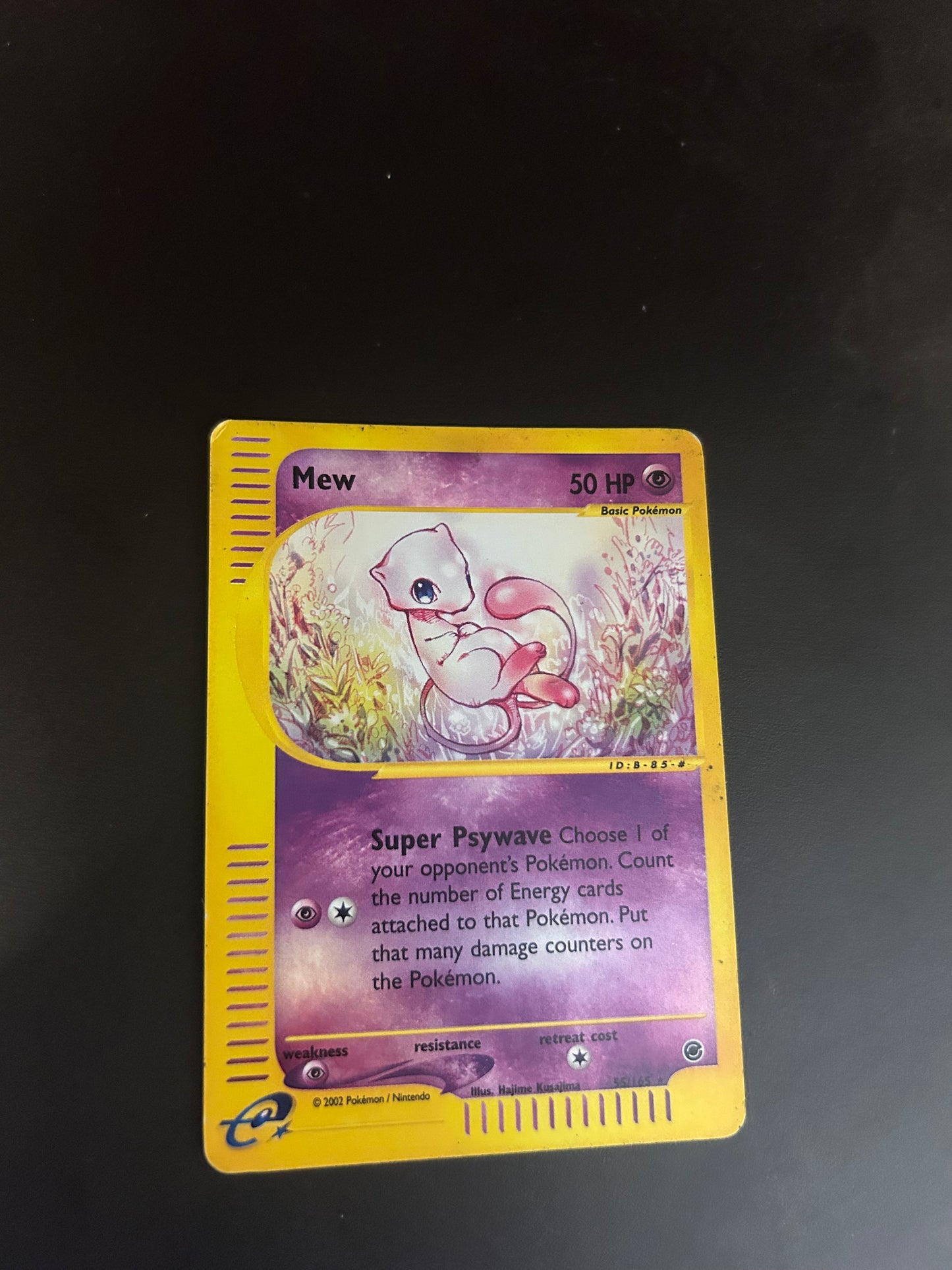 Pokemon Karte E-Serie Reverse Mew 55/165 Englisch