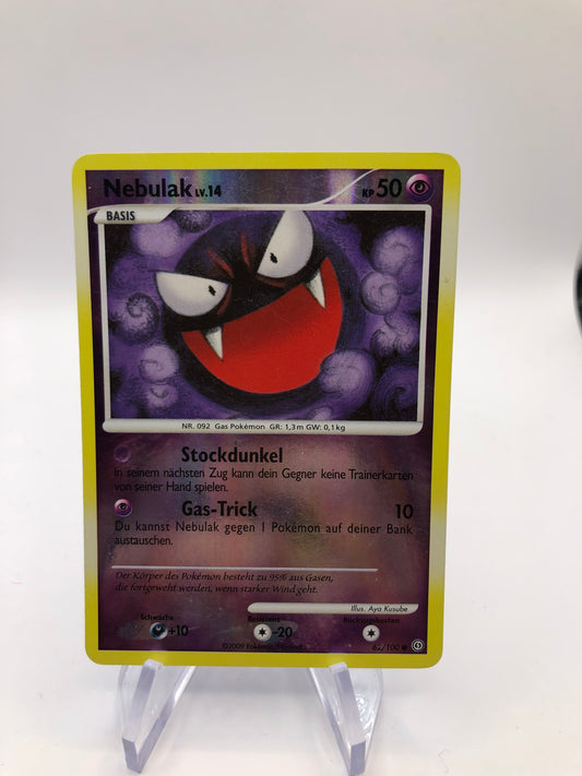 Pokemon Karte Revers Nebulak 62/100 Deutsch