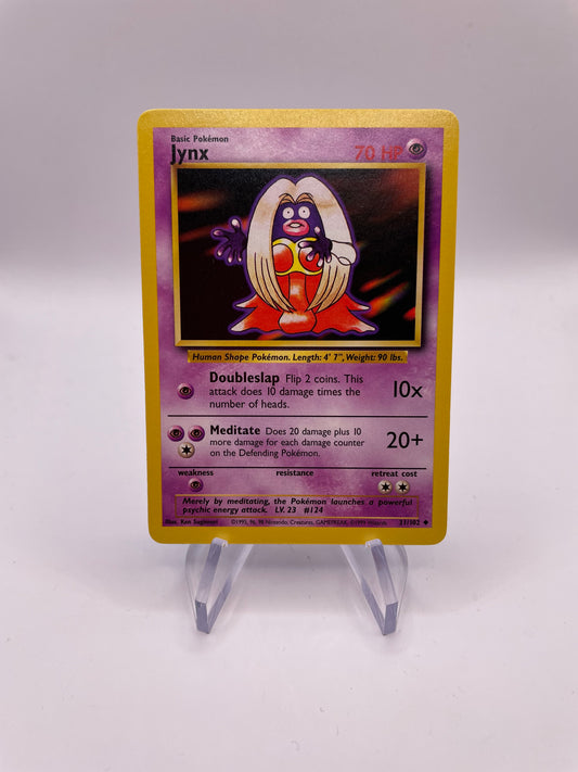 Pokemon Karte Base Set Jynx 31/102 Englisch