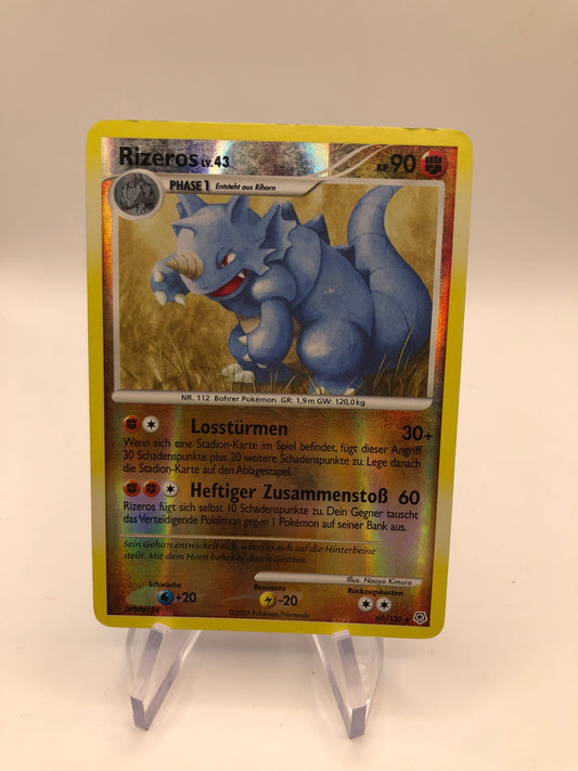 Pokemon Karte Revers Rizeros 60/130 Deutsch