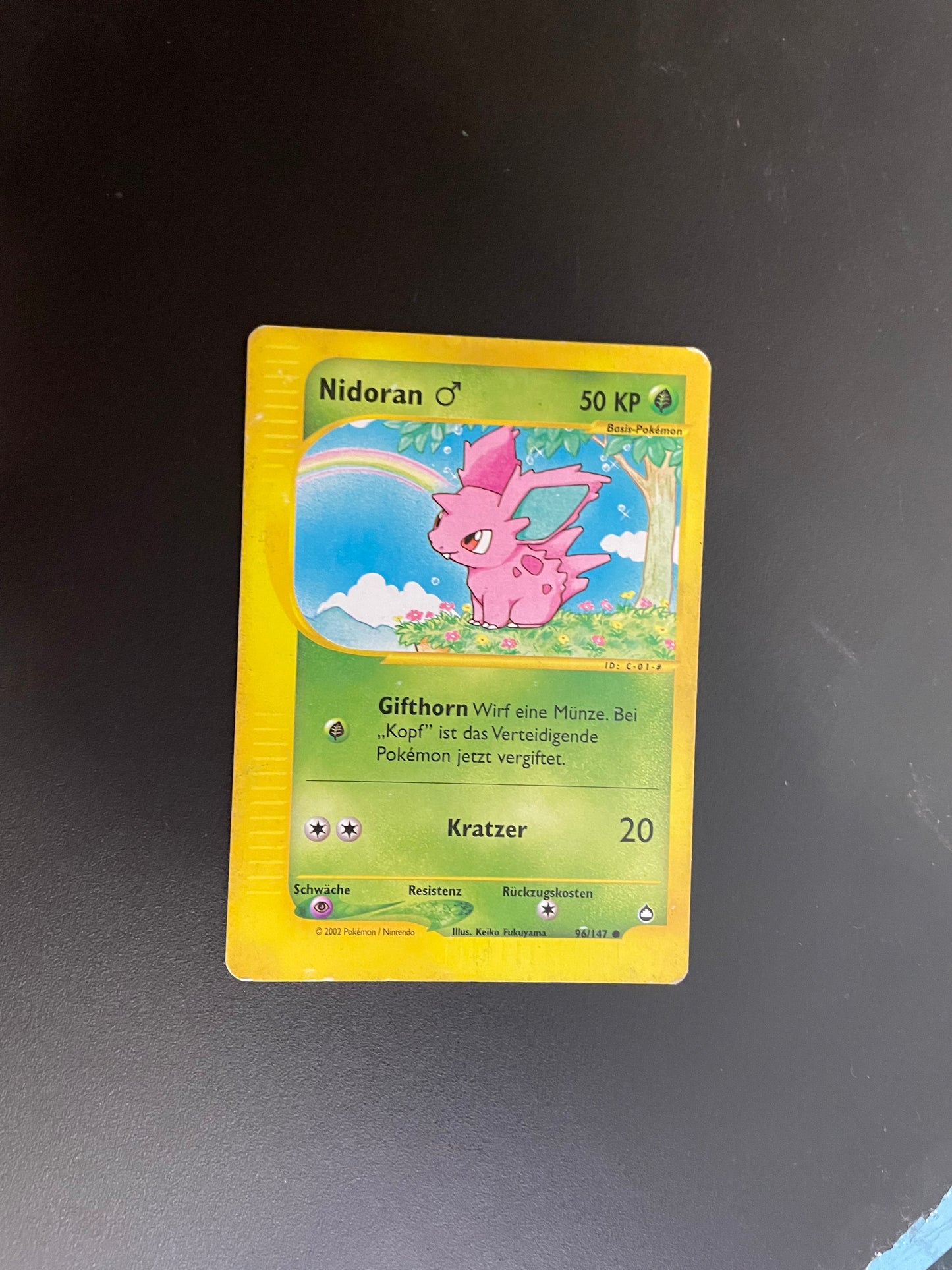 Pokémon Karte e-Series Nidoran 96/147 Deutsch
