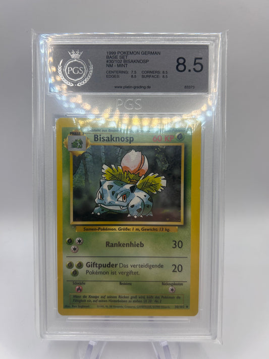 Pokemon Karte PGS 8,5 Bisaknosp 30/102 Deutsch