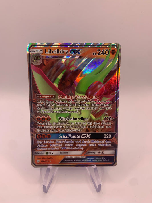 Pokemon Karte GX Libelldra 110/236 Deutsch