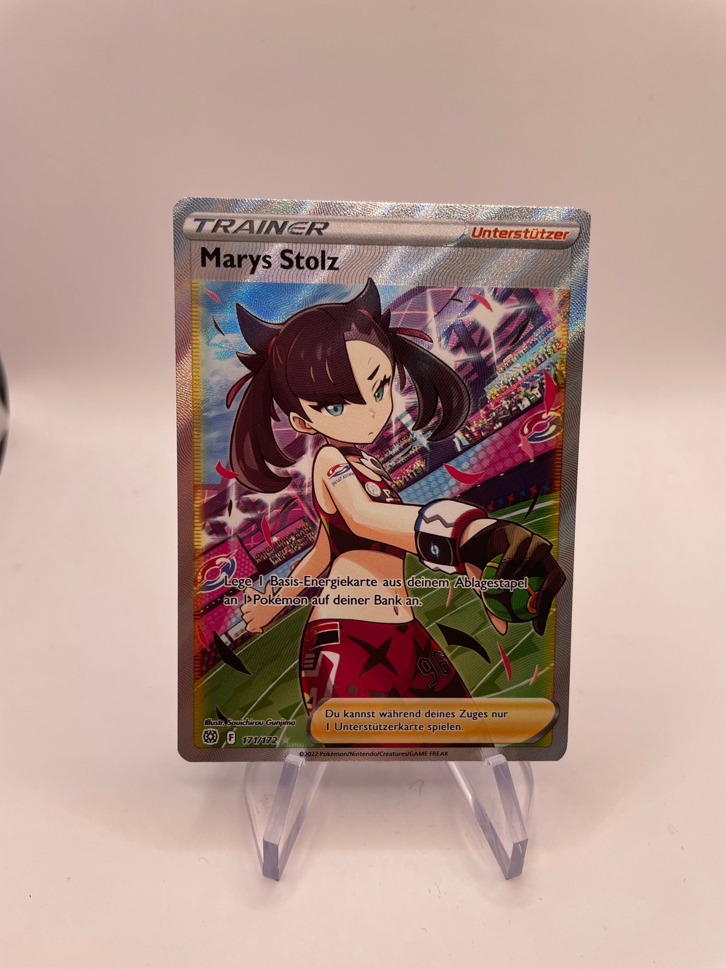 Pokemon Karte Trainer Marys Stolz 171/172  Deutsch