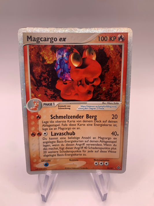 Pokémon Karte EX Magcargo 95/97 deutsch