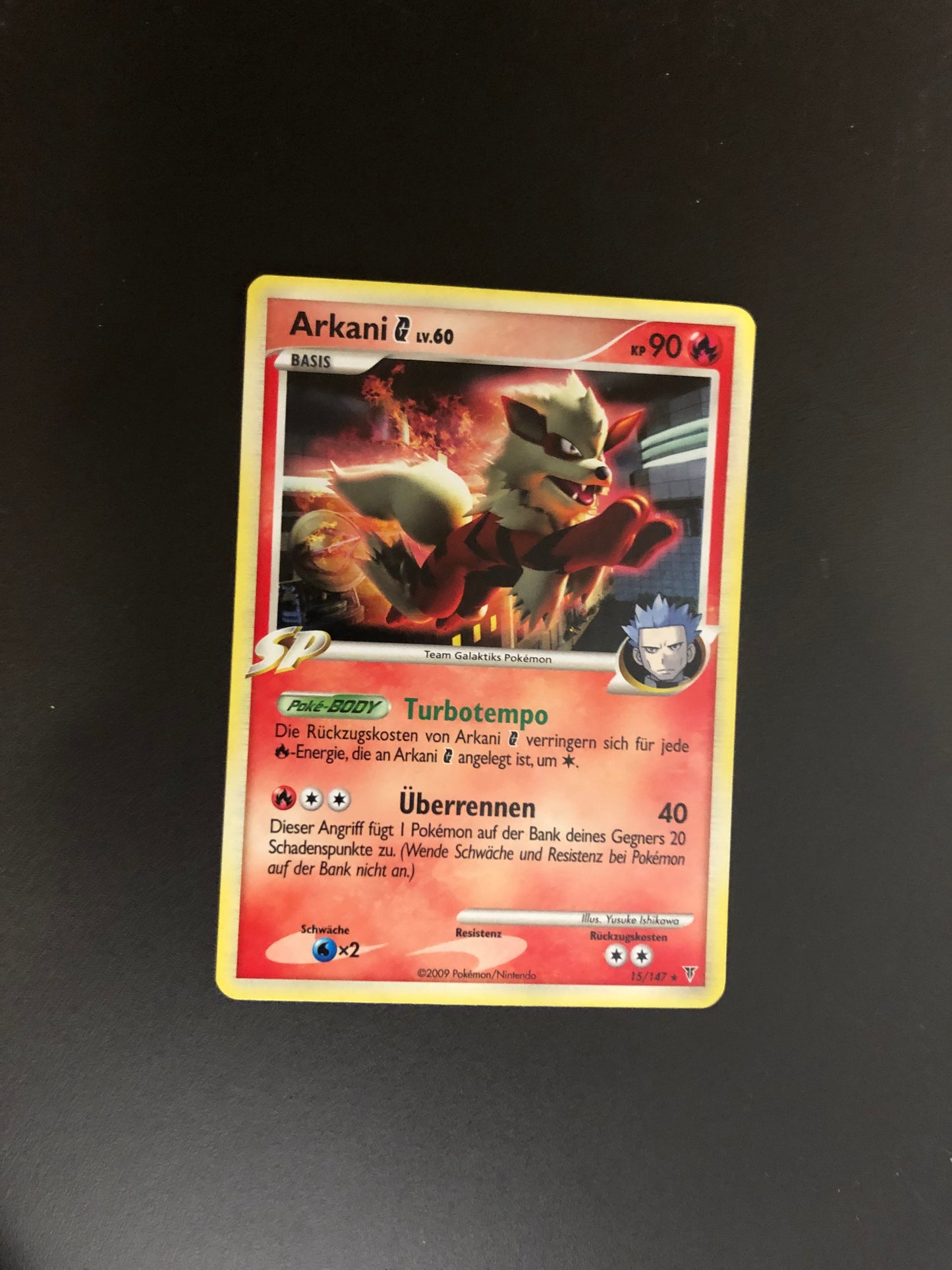 Pokemon Karte Holo Arkani 15/147 Deutsch