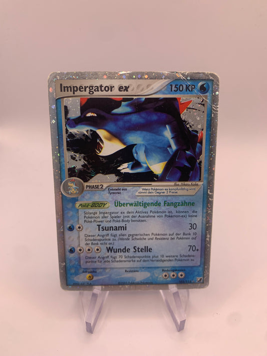 Pokemon Karte EX Impergator 103/115 Deutsch