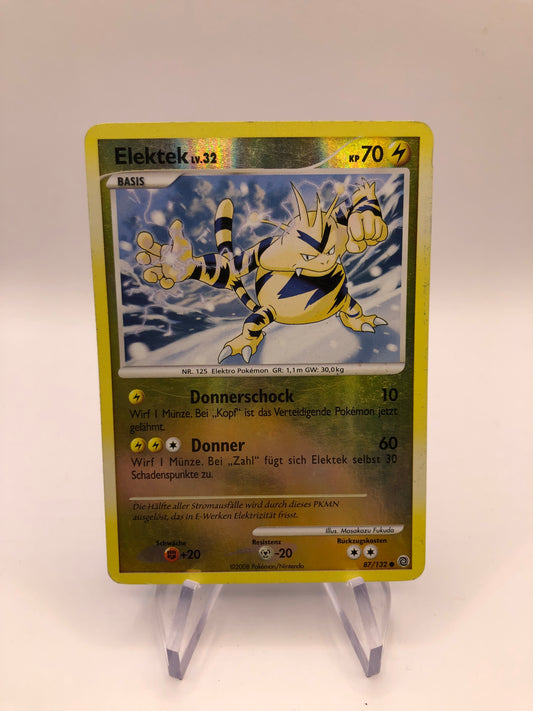 Pokemon Karte Revers Elektek 87/132 Deutsch