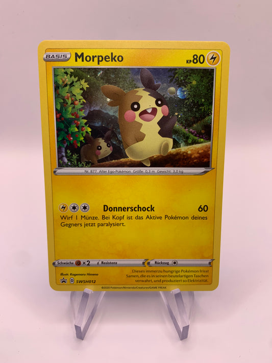 Pokemon Karte Promo Holo Morpeko SWSH012 Deutsch