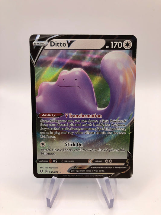 Pokemon Karte V Ditto 50/72 Englisch