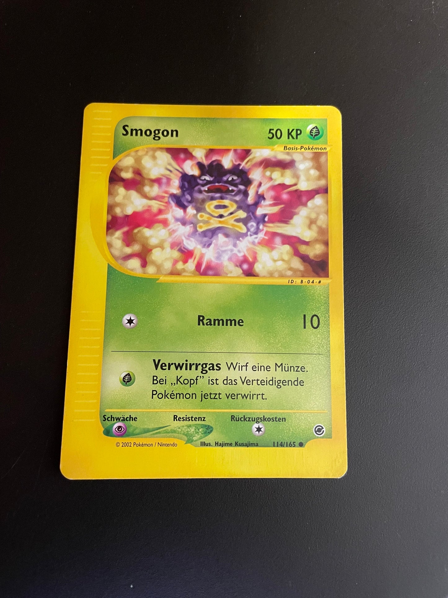 Pokemon Karte e-Series Smogon 114/165 Deutsch