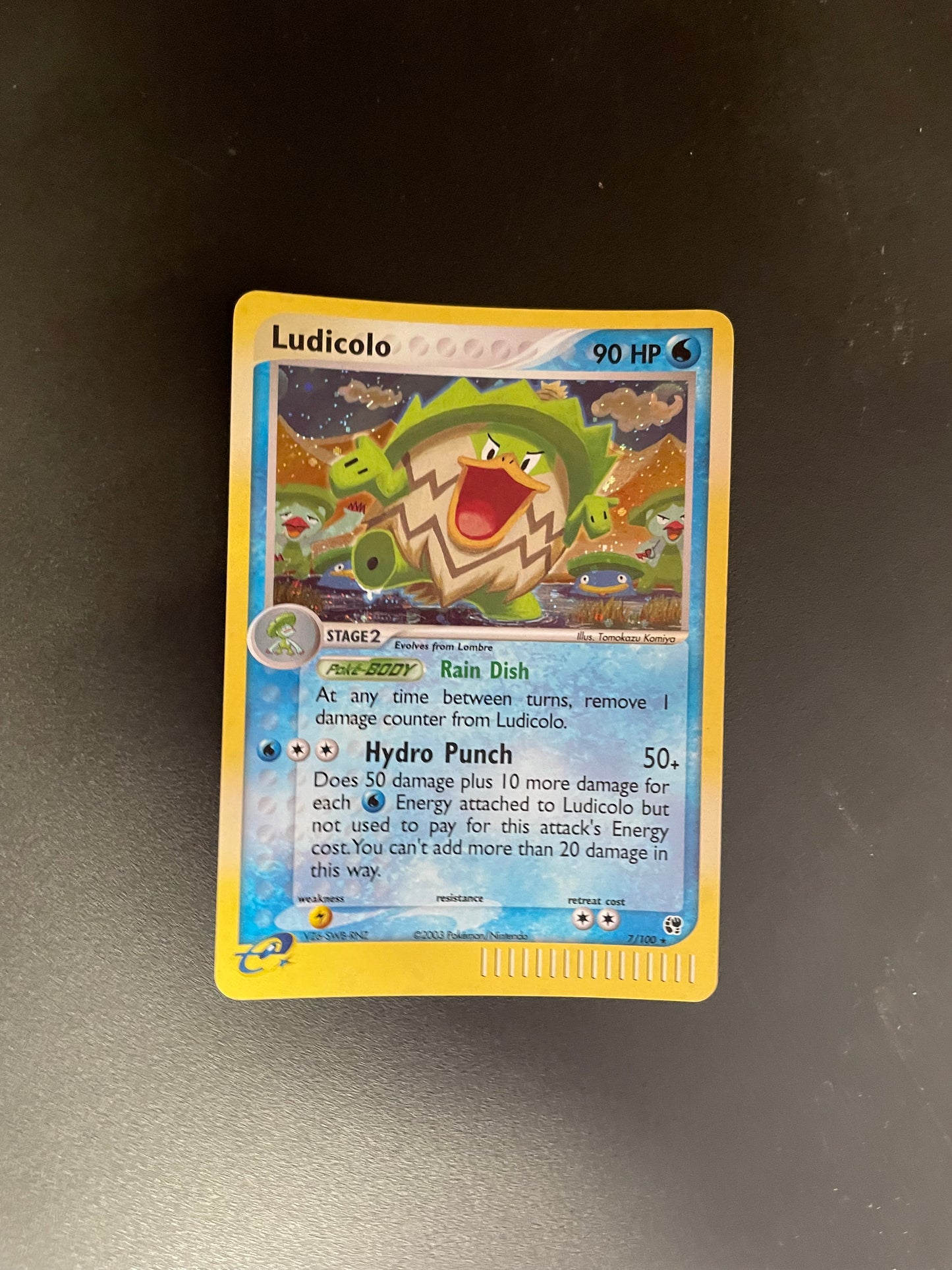 Pokémon Karte E-Series Ludicolo 7/100 Englisch