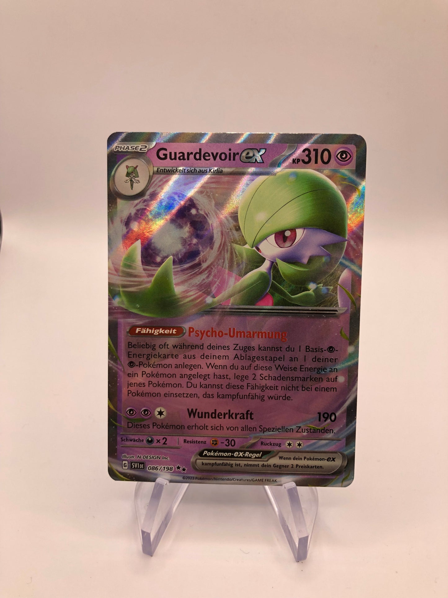 Pokemon Karte Ex Guardevoir 86/198 Deutsch