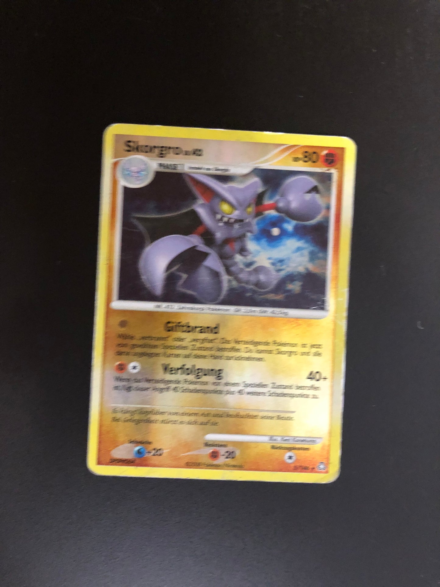 Pokemon Karte Revers Skorgro 5/146 Deutsch
