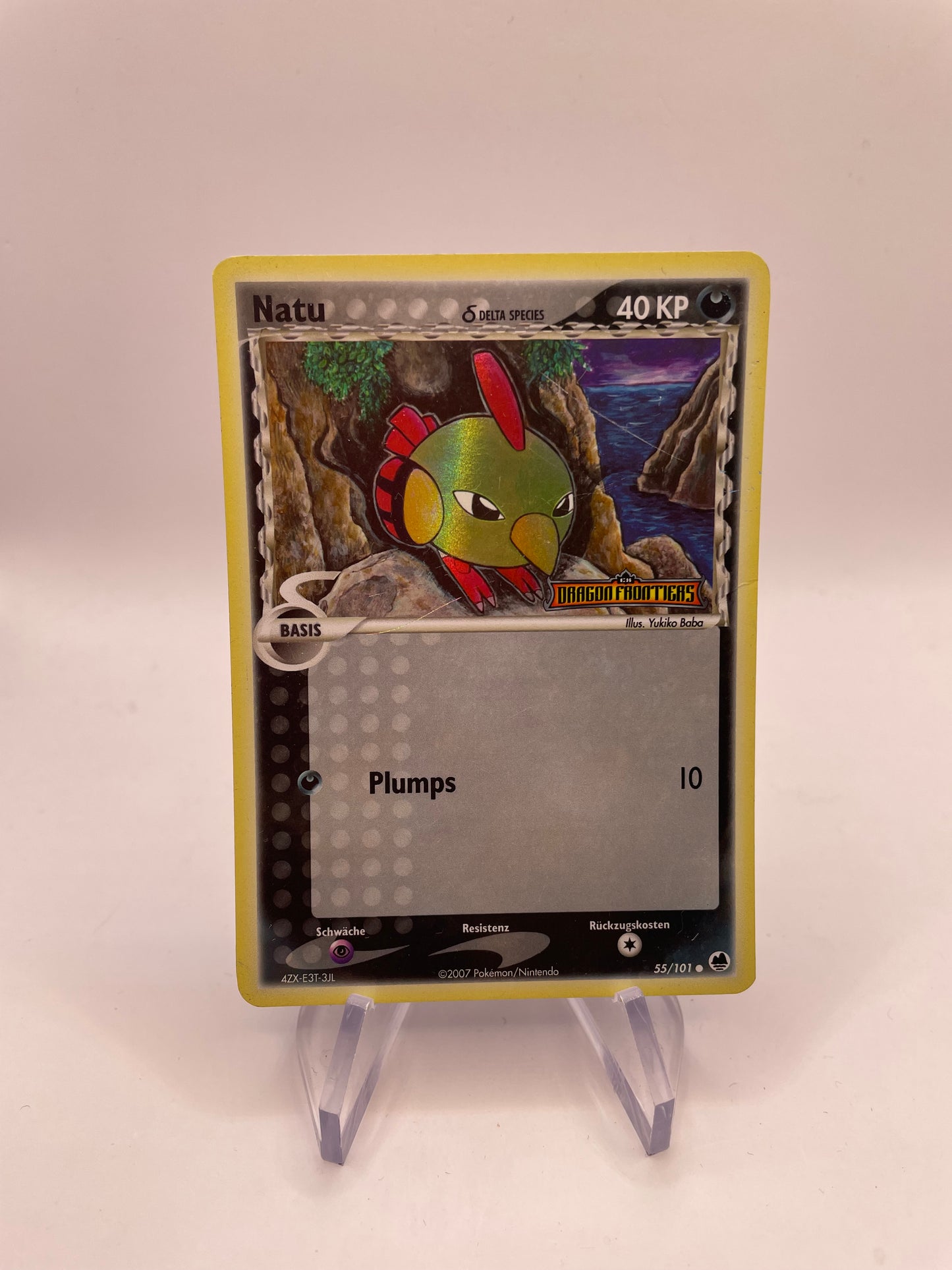 Pokemon Karte Holo Natu 55/101 Deutsch