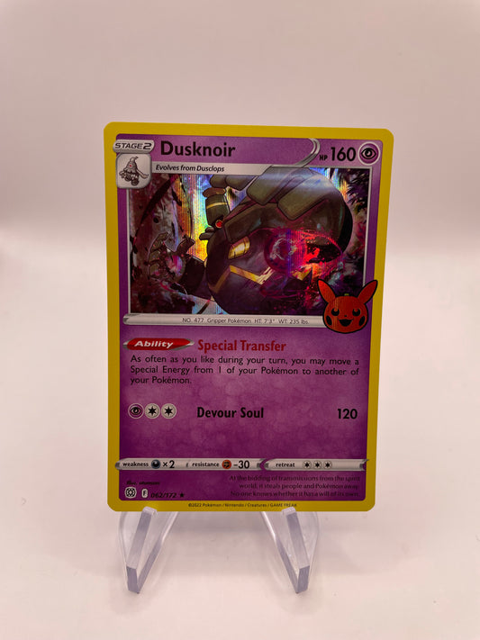 Pokemon Karte Holo Dusknoir 62/172 Englisch