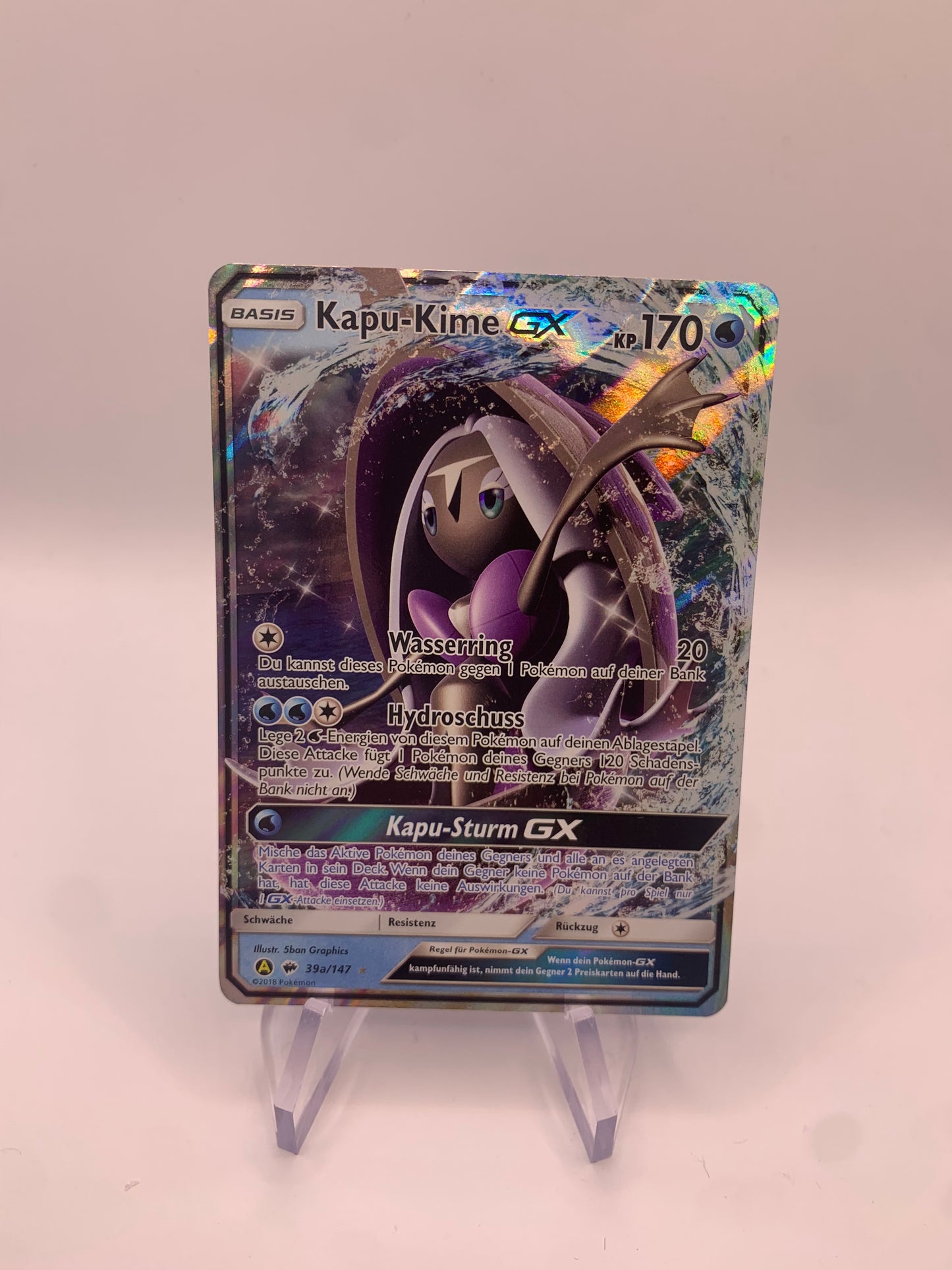 Pokemon Karte GX Kapu-Kime 39a/147 Deutsch