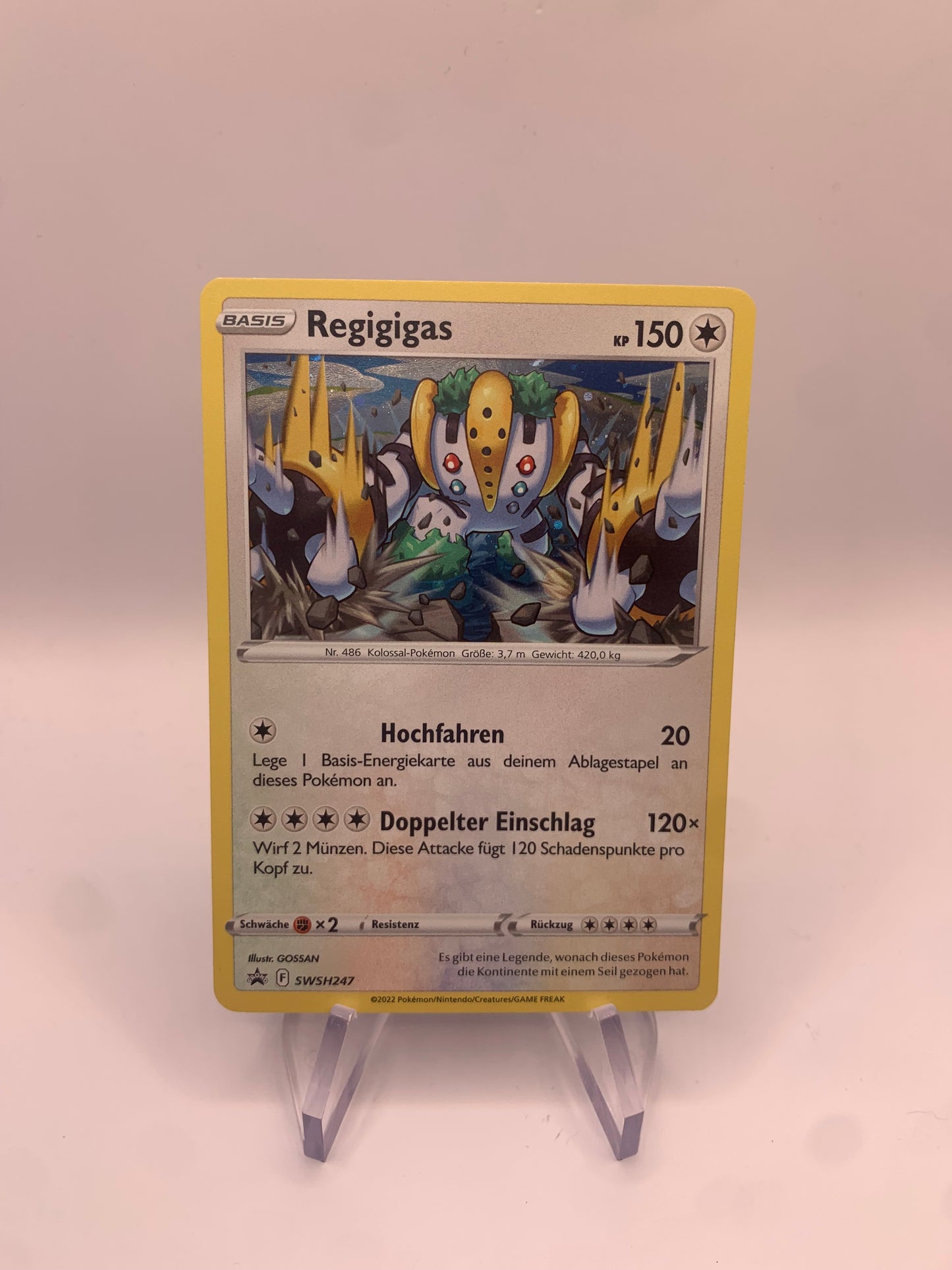 Pokemon Karte Promo Regigigas SWSH247 Deutsch