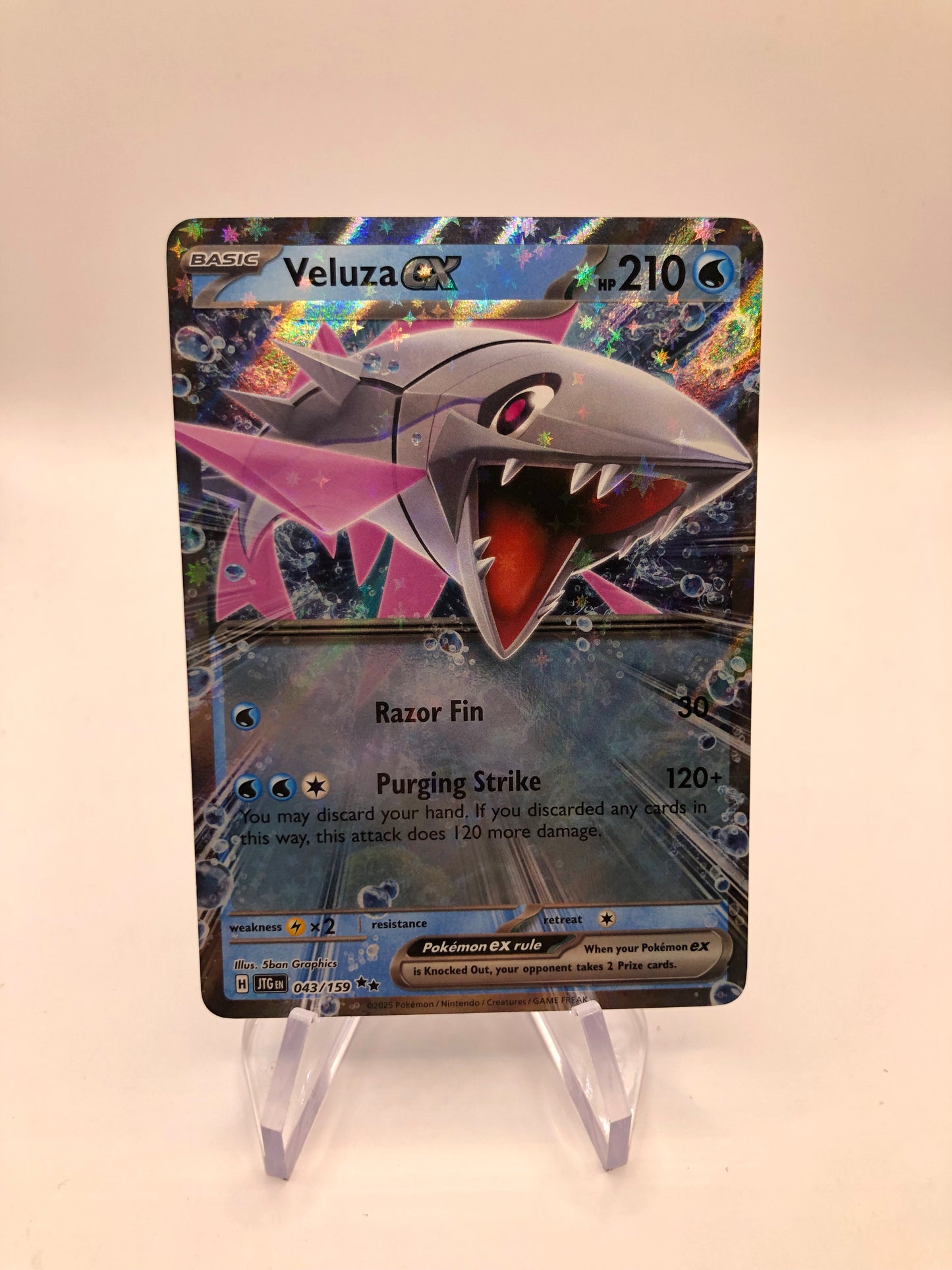 Pokemon Karte EX Veluza 43/159 Deutsch
