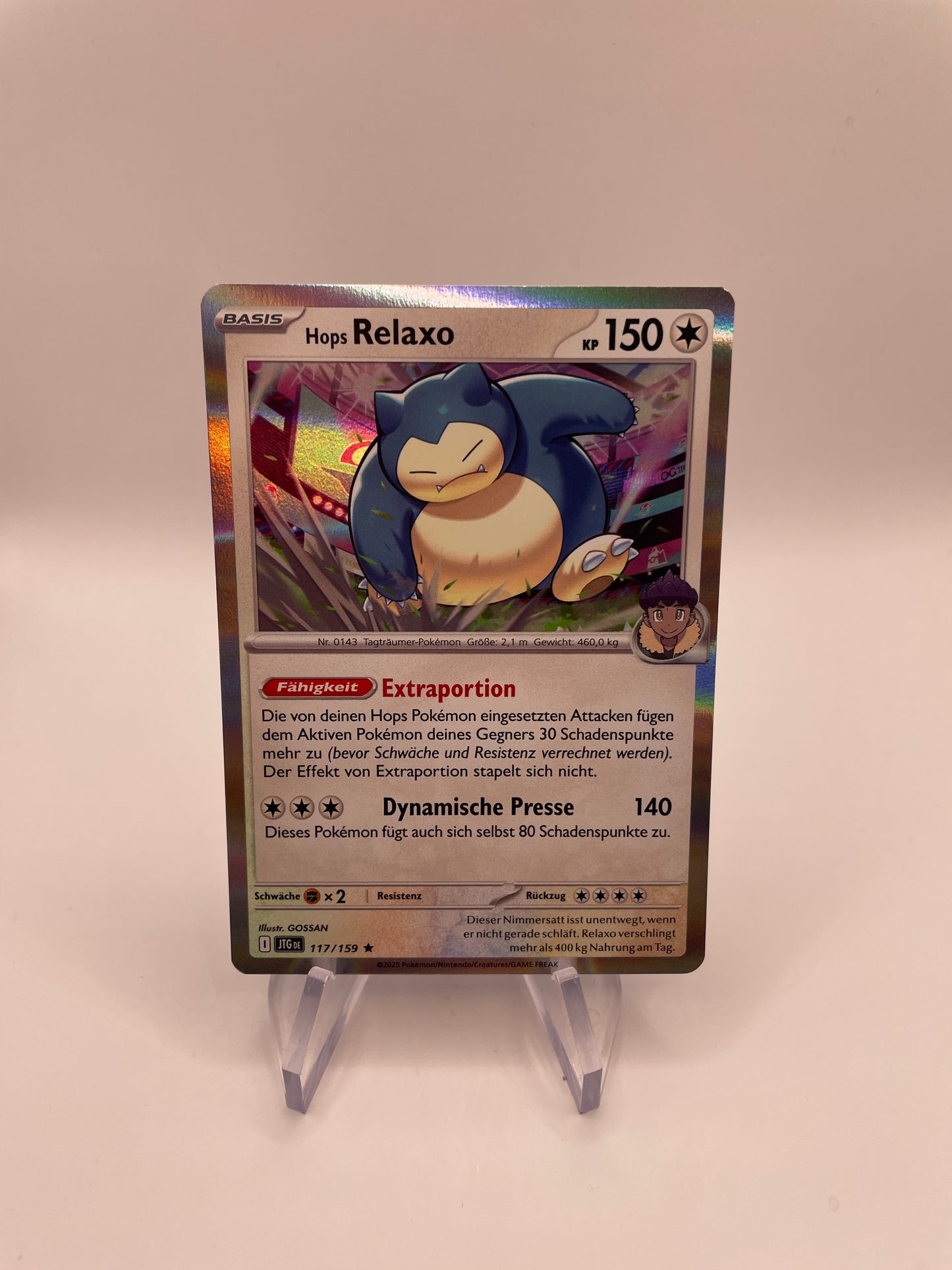 Pokémon Karte Shiny Relaxo 117/159 Deutsch