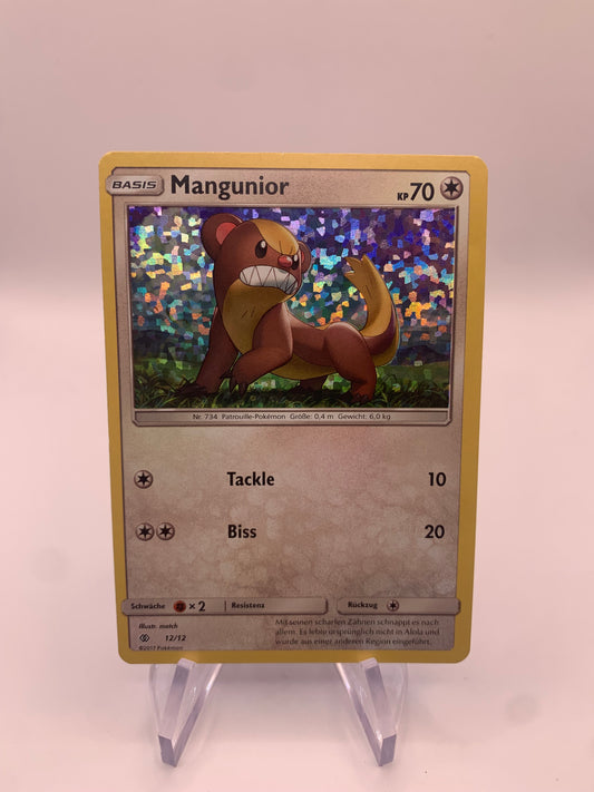 Pokemon Karte McDonalds Mangunior 12/12 deutsch