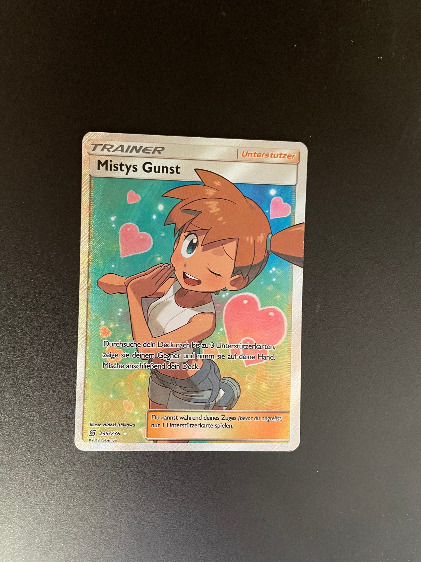 Pokemon Karte Trainer Mistys Gunst 235/236 Deutsch