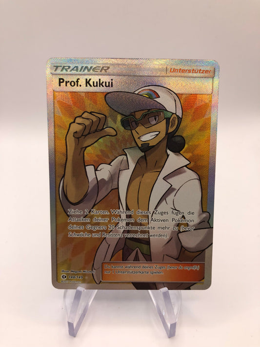 Pokemon Karte Trainer Prof. kukui 148/149 Deutsch