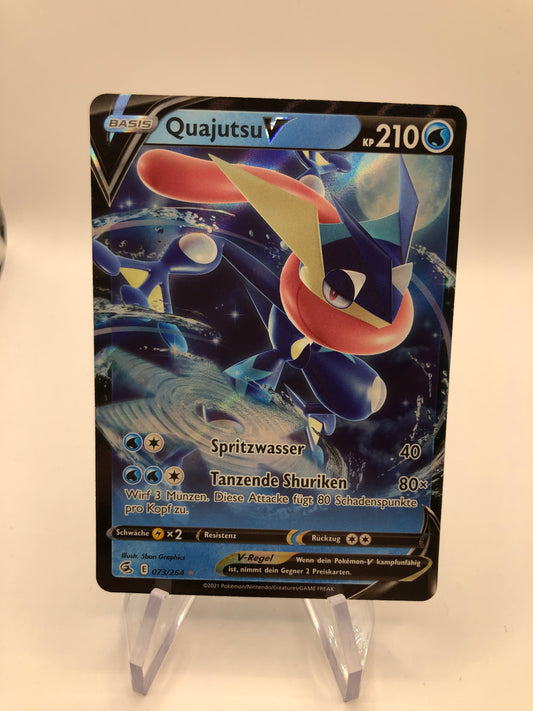 Pokemon Karte V Quajutsu 73/264 Deutsch