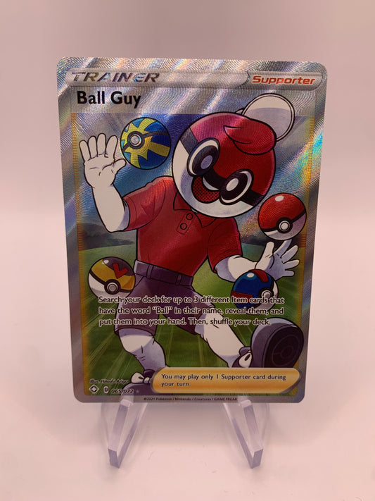 Pokémon Karte Trainer Ball guy 65/72 Englisch