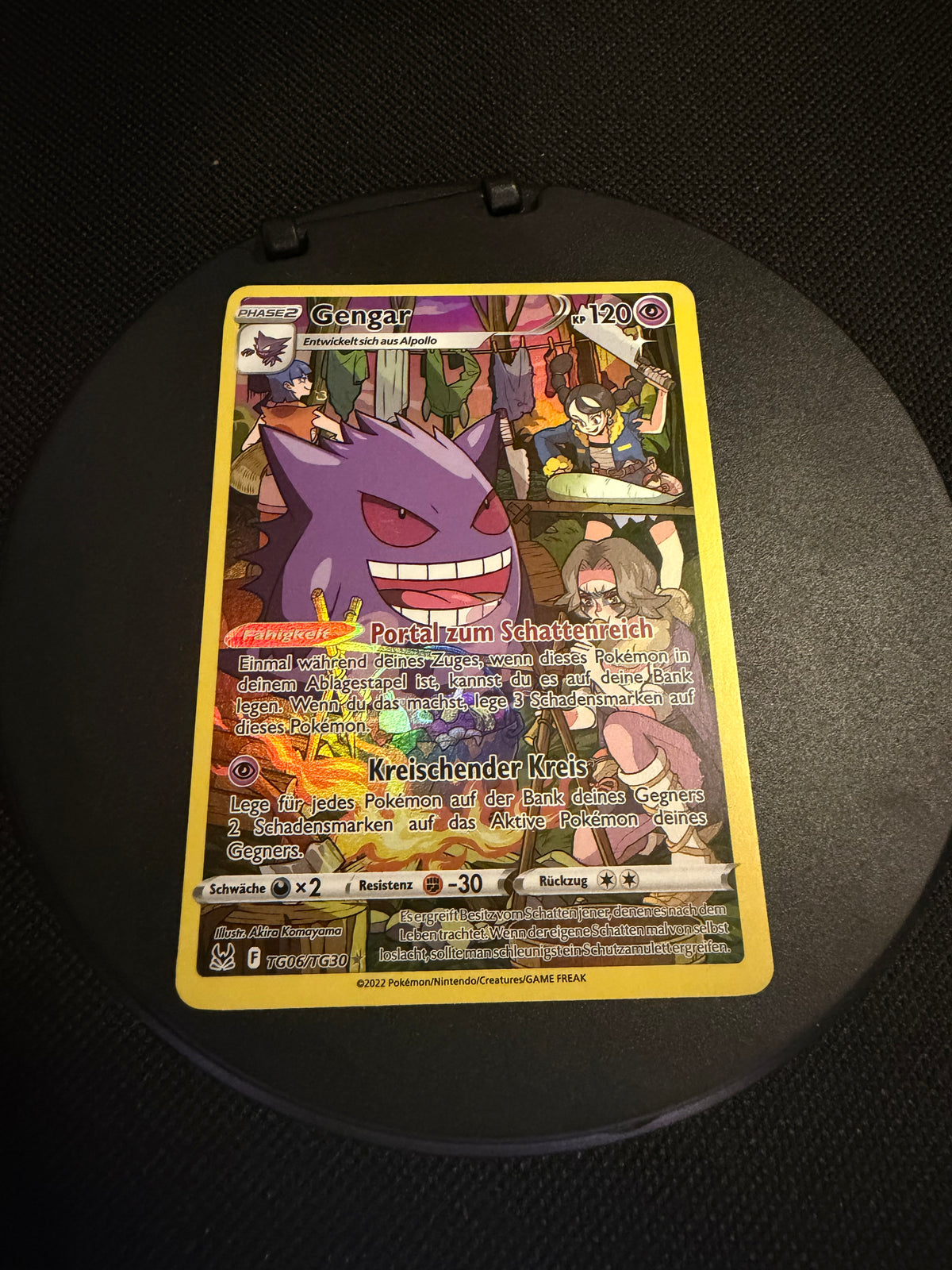 Pokemon Karte Art-Rare Gengar TG06/TG30 Deutsch