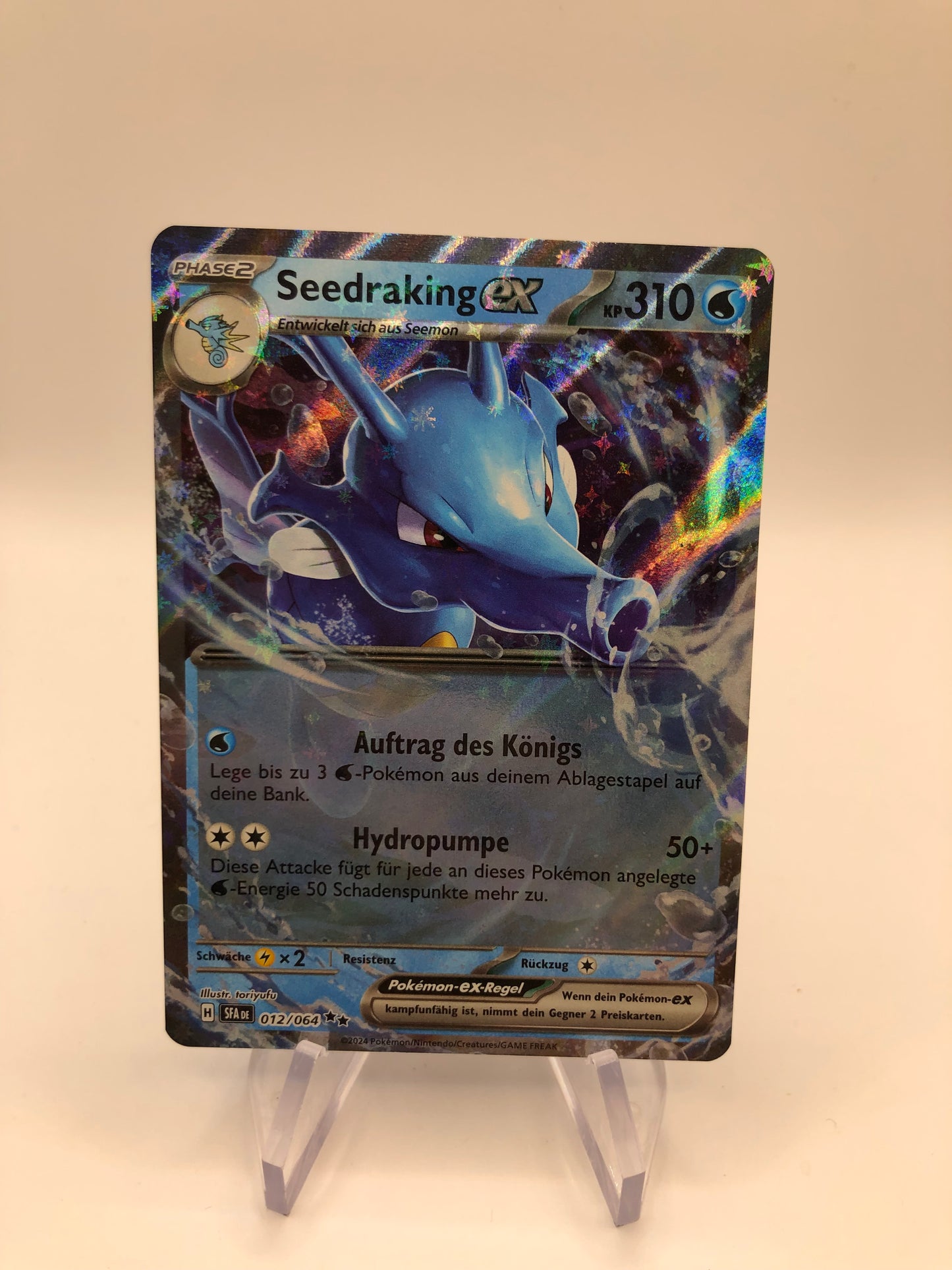 Pokemon Karte Ex Seedraking 12/64 Deutsch