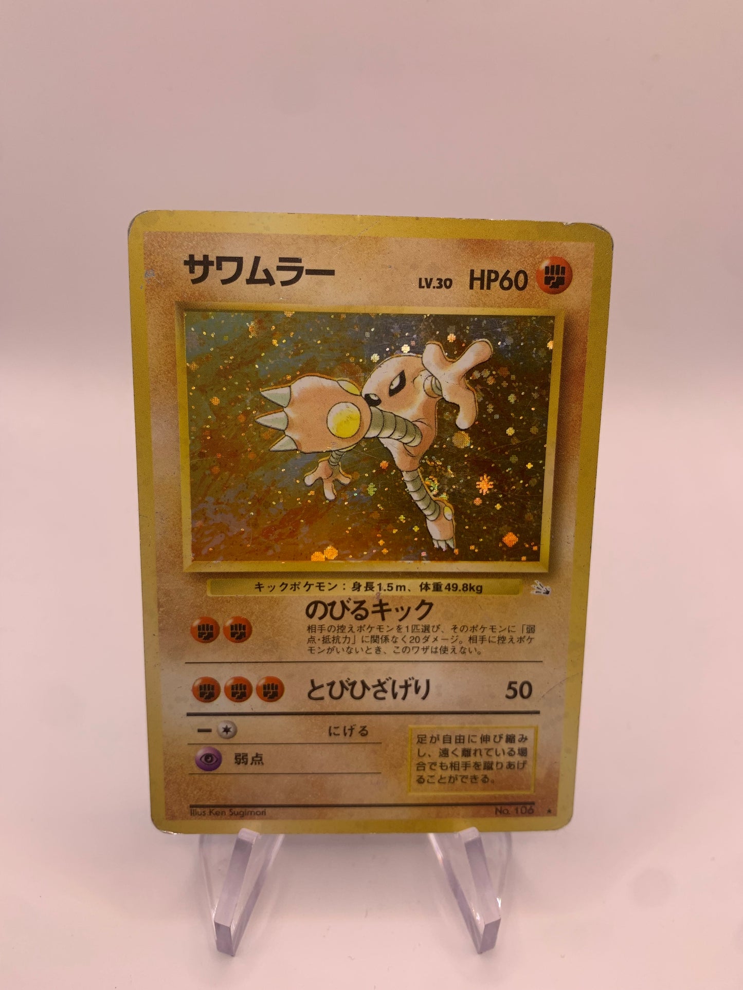 Pokemon Karte Holo Kicklee No.106 Japanische