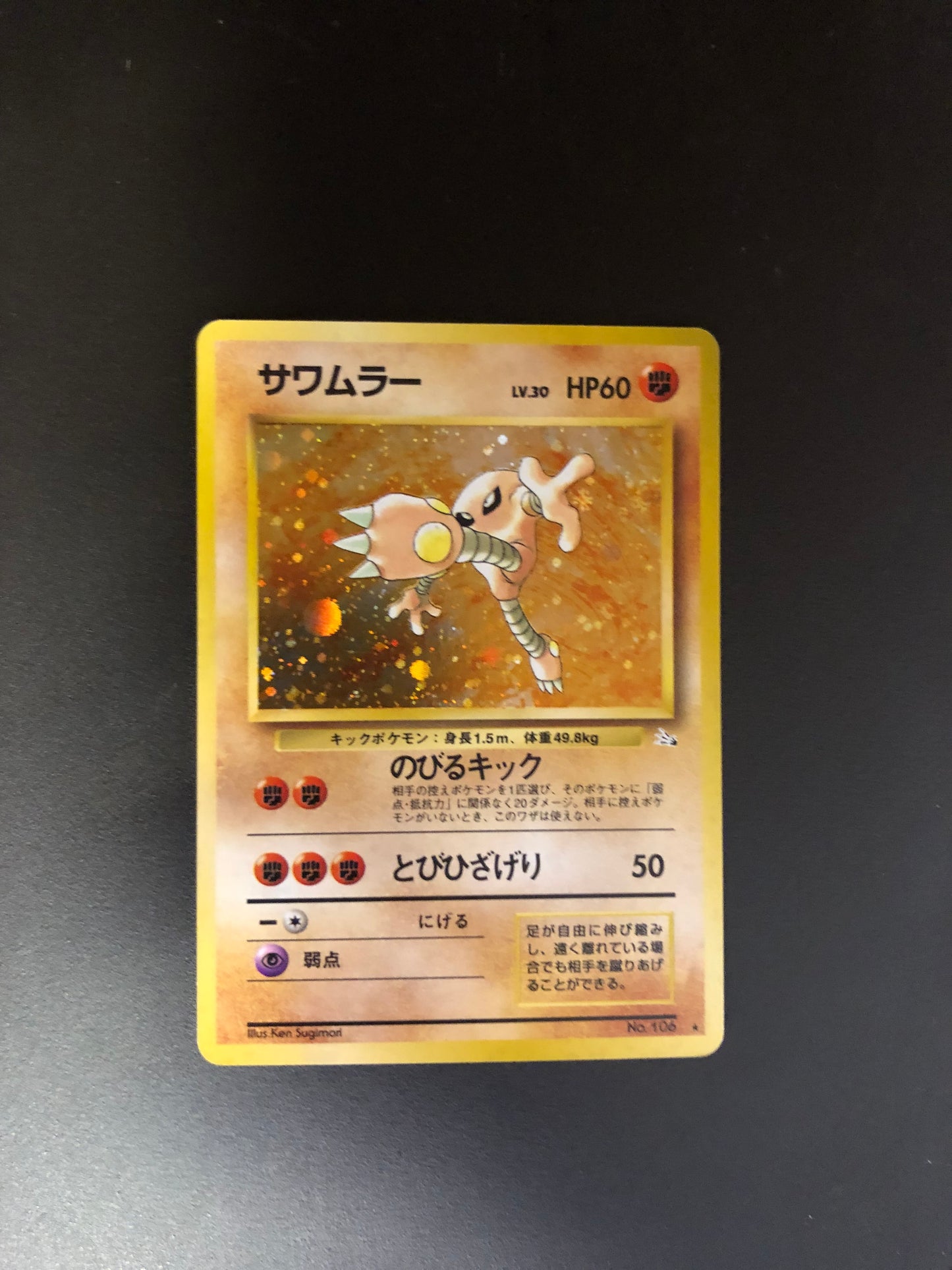 Pokemon Karte Holo Kicklee No.106 Japanische