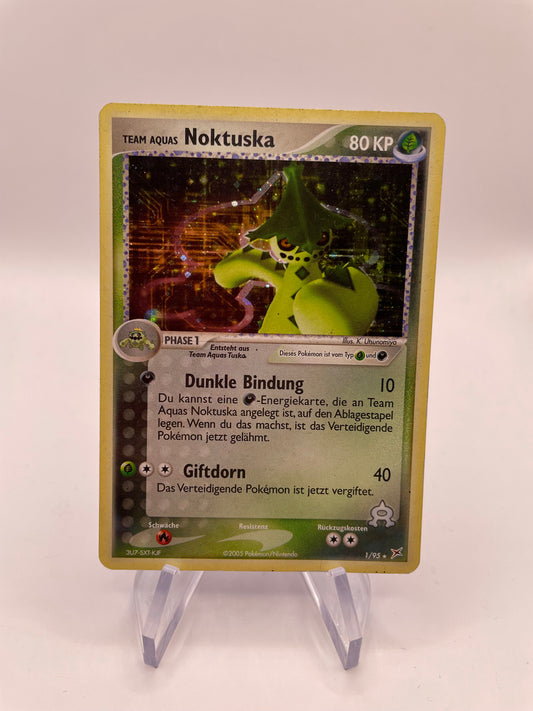 Pokémon Karte Holo Noktuska 1/95 Deutsch