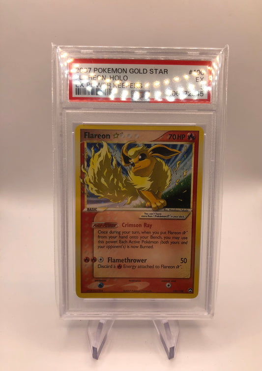Pokemon Karte Goldstar Holo Flamara 100/108 Englisch