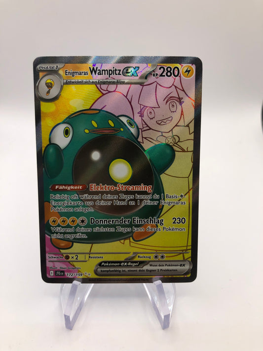 Pokemon Karte Alt-Art Ex Wampitz 172/159 Deutsch