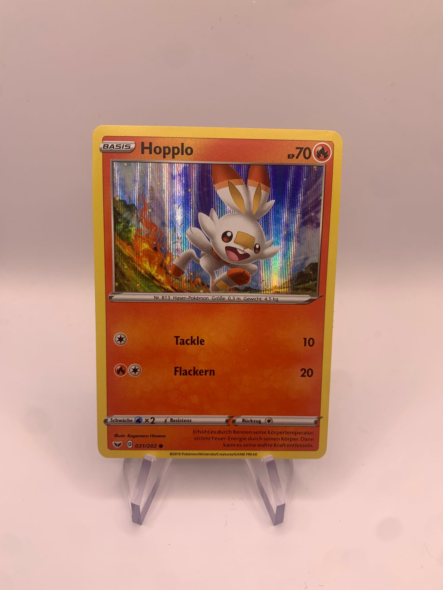 Pokemon Karte Holo Hopplo 31/202 Deutsch