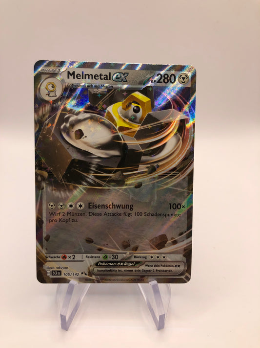 Pokemon Karte Ex Melmetal 105/142 Deutsch
