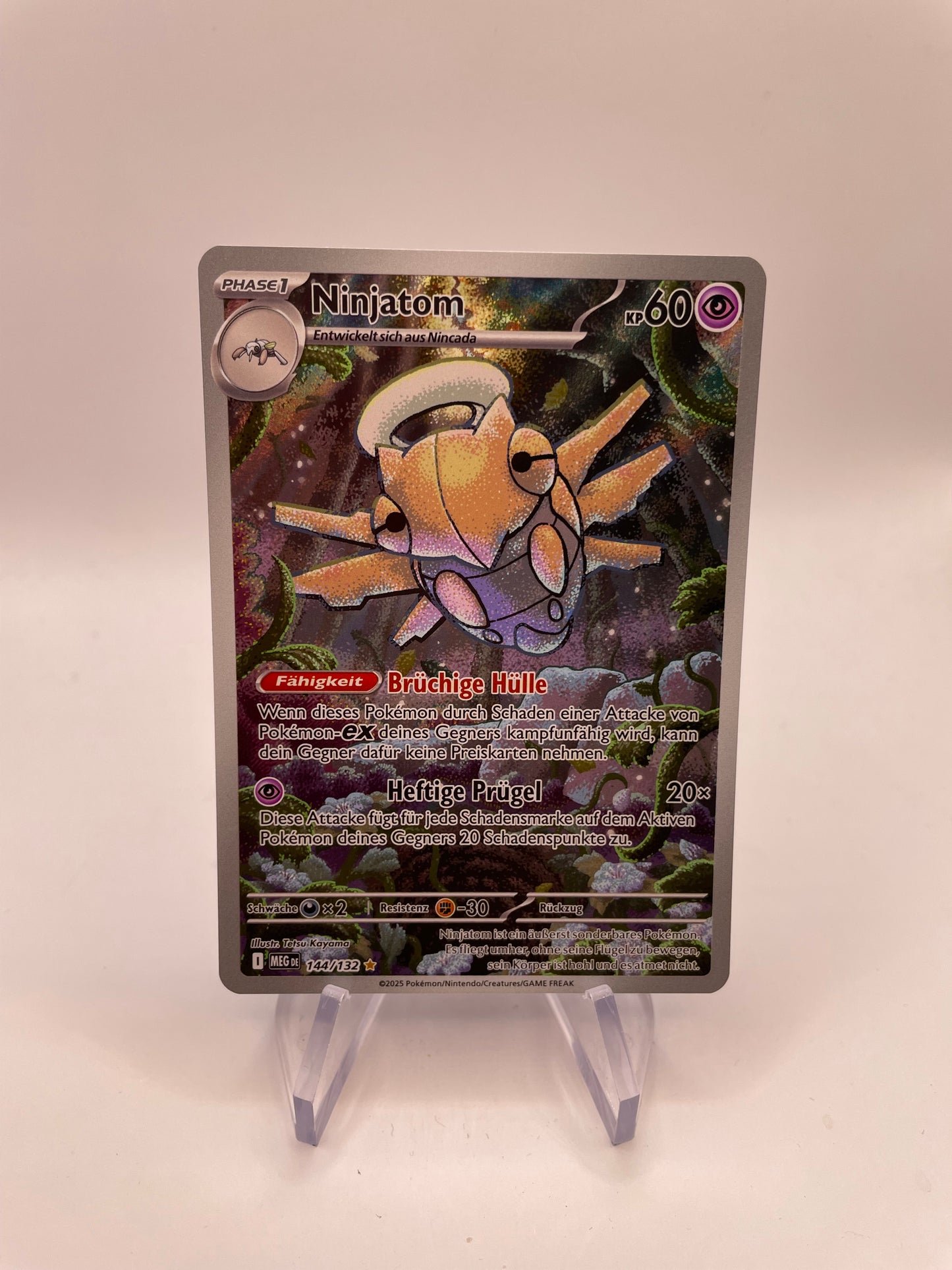Pokémon Karte Art-Rare Ninjatom 144/132 Deutsch